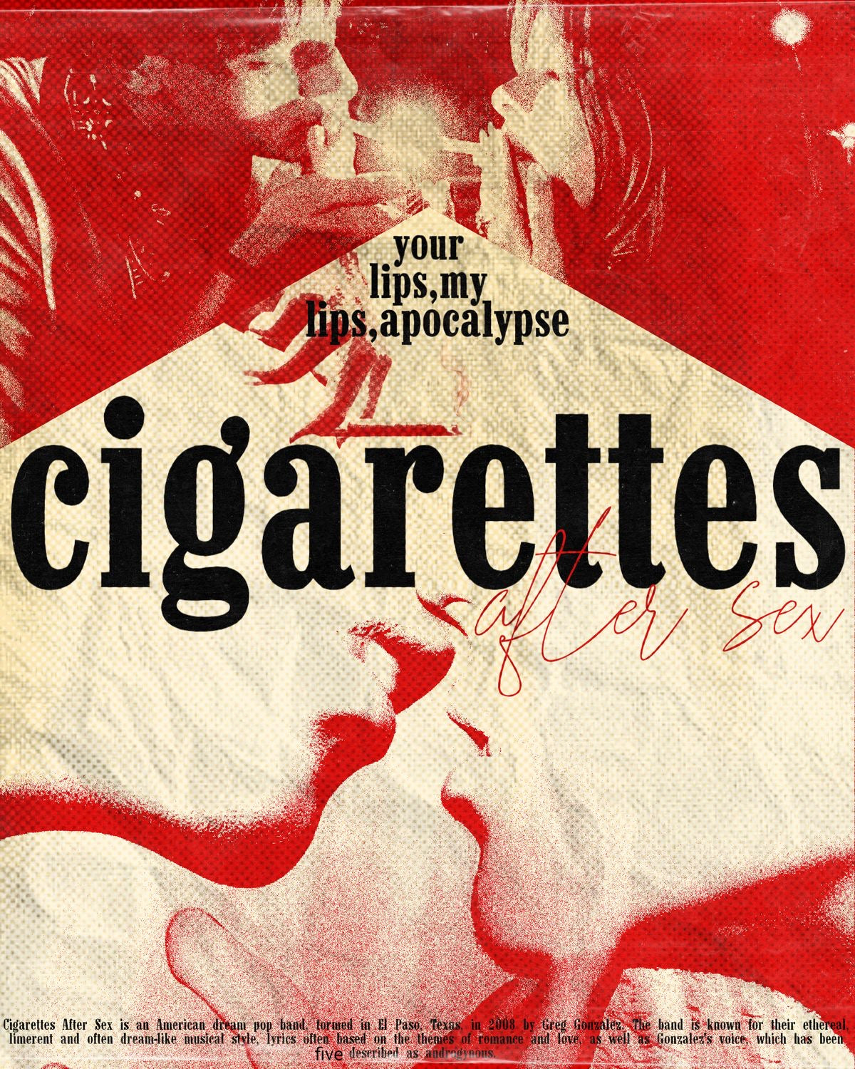 Apocalypse" Retro Aesthetic Dream Pop A4 Poster| Retro aesthetic edition