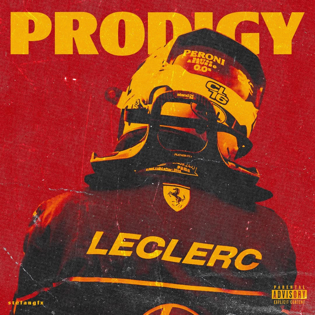 Charles leclerc - Prodigy | A4 poster | retro aesthetic edition
