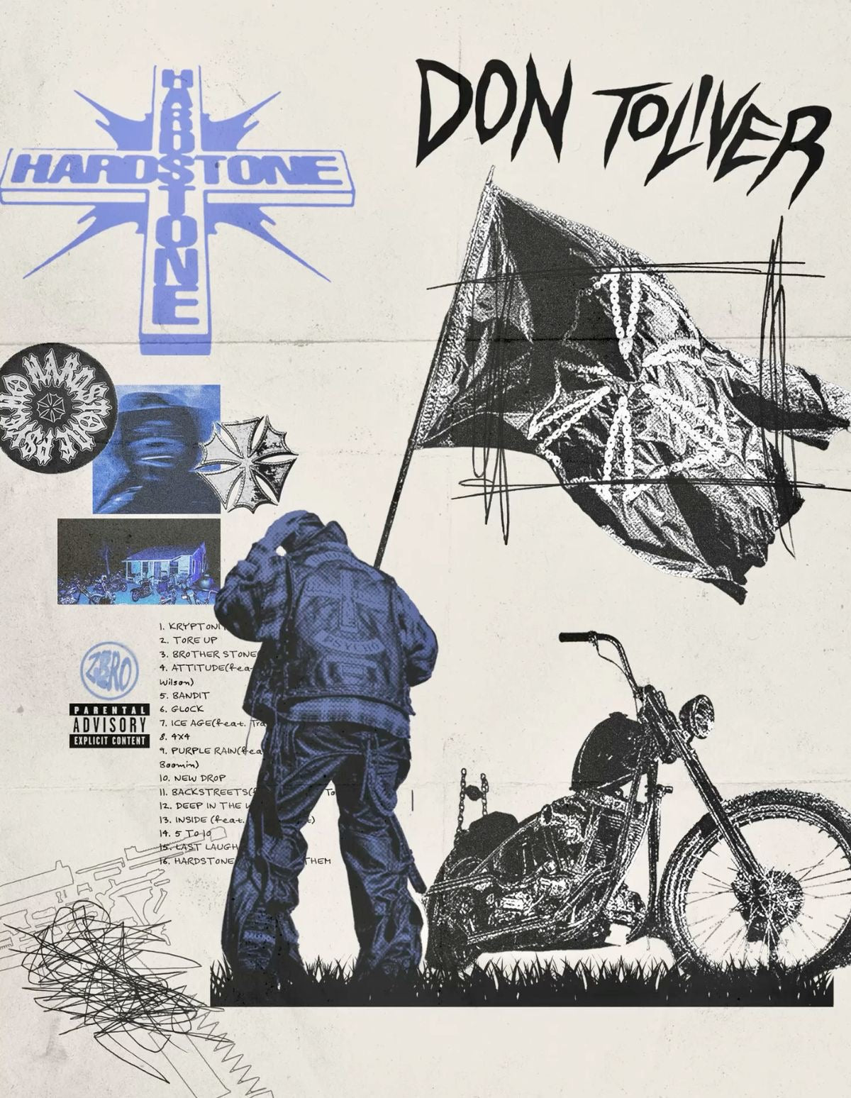 Hardstone Highway" Don Toliver Tour A4 Poster | Retro aesthetic edition