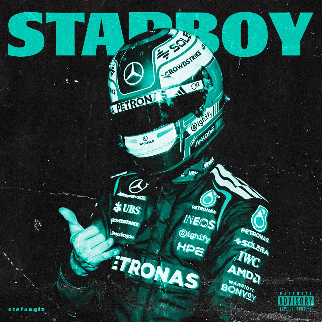 Starboy Energy – Komi antonelli Neon A4 Poster | F1 edition