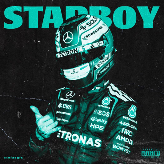 Starboy Energy – Komi antonelli Neon A4 Poster | F1 edition